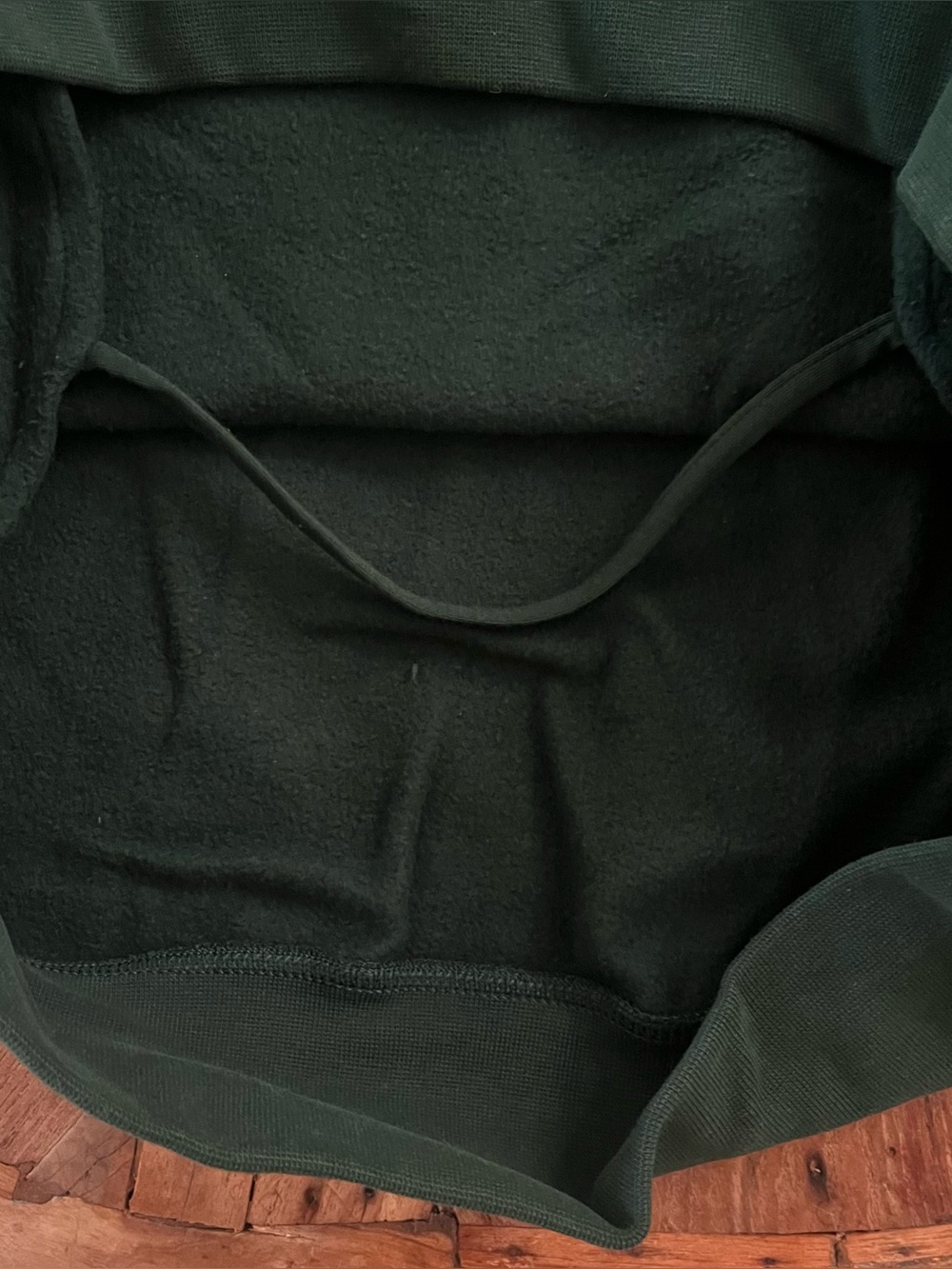 NWOT POLO RALPH LAUREN Sweatshirt Mens L Green Quarter Zip Fleece Lined $150 - Picture 8 of 14